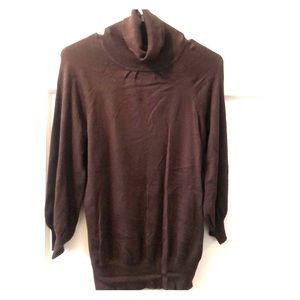 Express brown turtleneck sweater